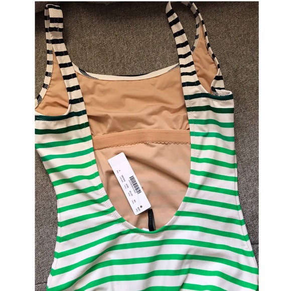 J.crew Scoopback swimsuit in ombré stripe - Picture 5 of 5