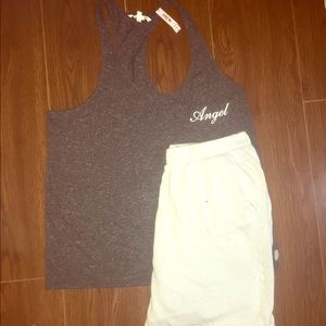Victoria Secret Angel tank top and slouchy pant