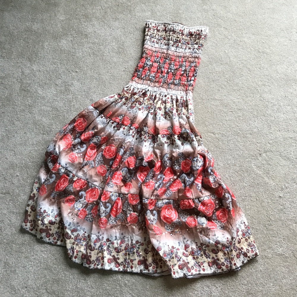 Strapless Dress/Coverup