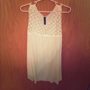 flowy, white shirt