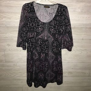 Reborn 3/4 length sleeve top, Like new, size L