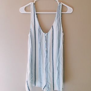 Show Me Your MuMu Ellie Romper ~ Oasis Stripe