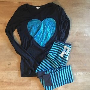 CUTE PINK pajama set!