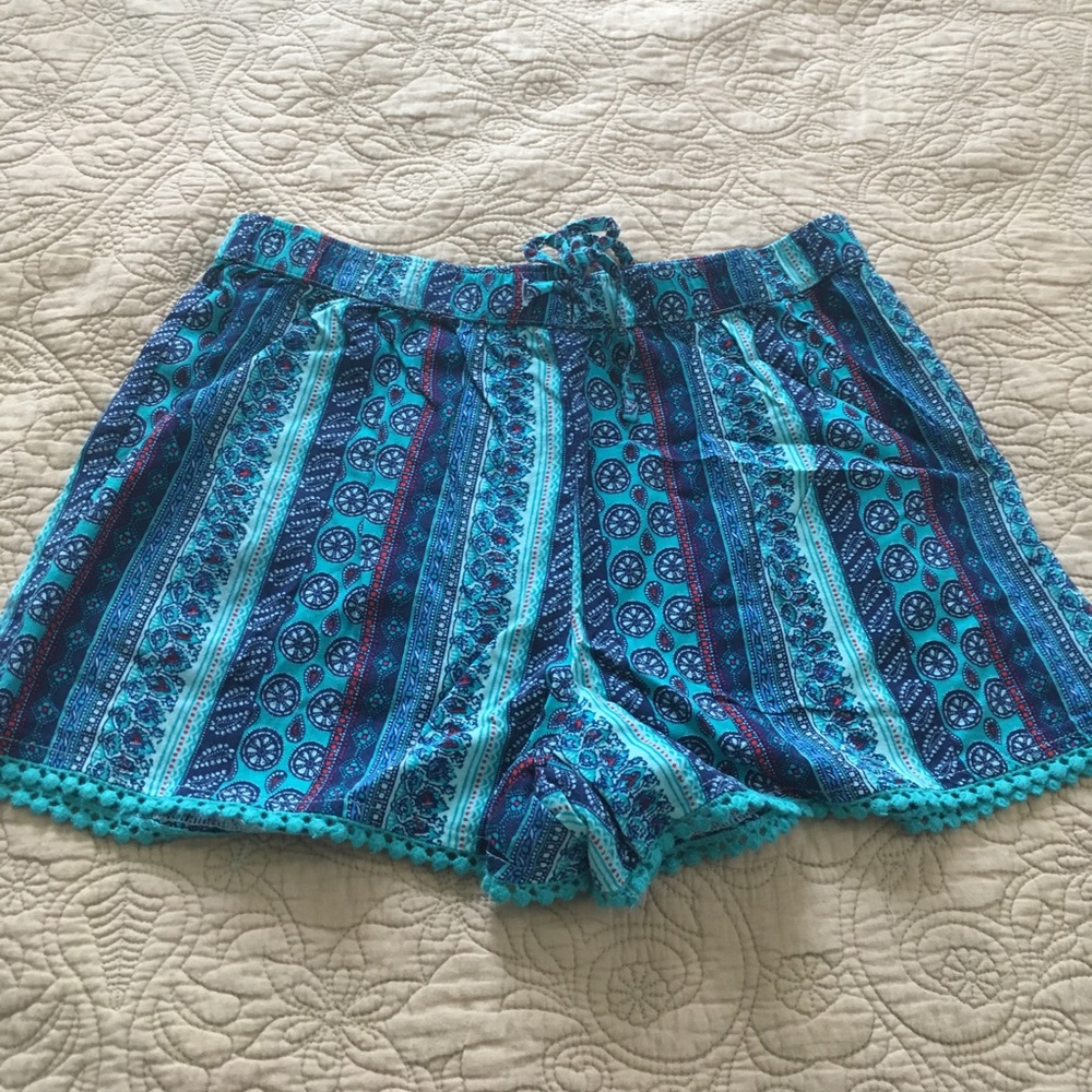 Hollister Blue Print Shorts