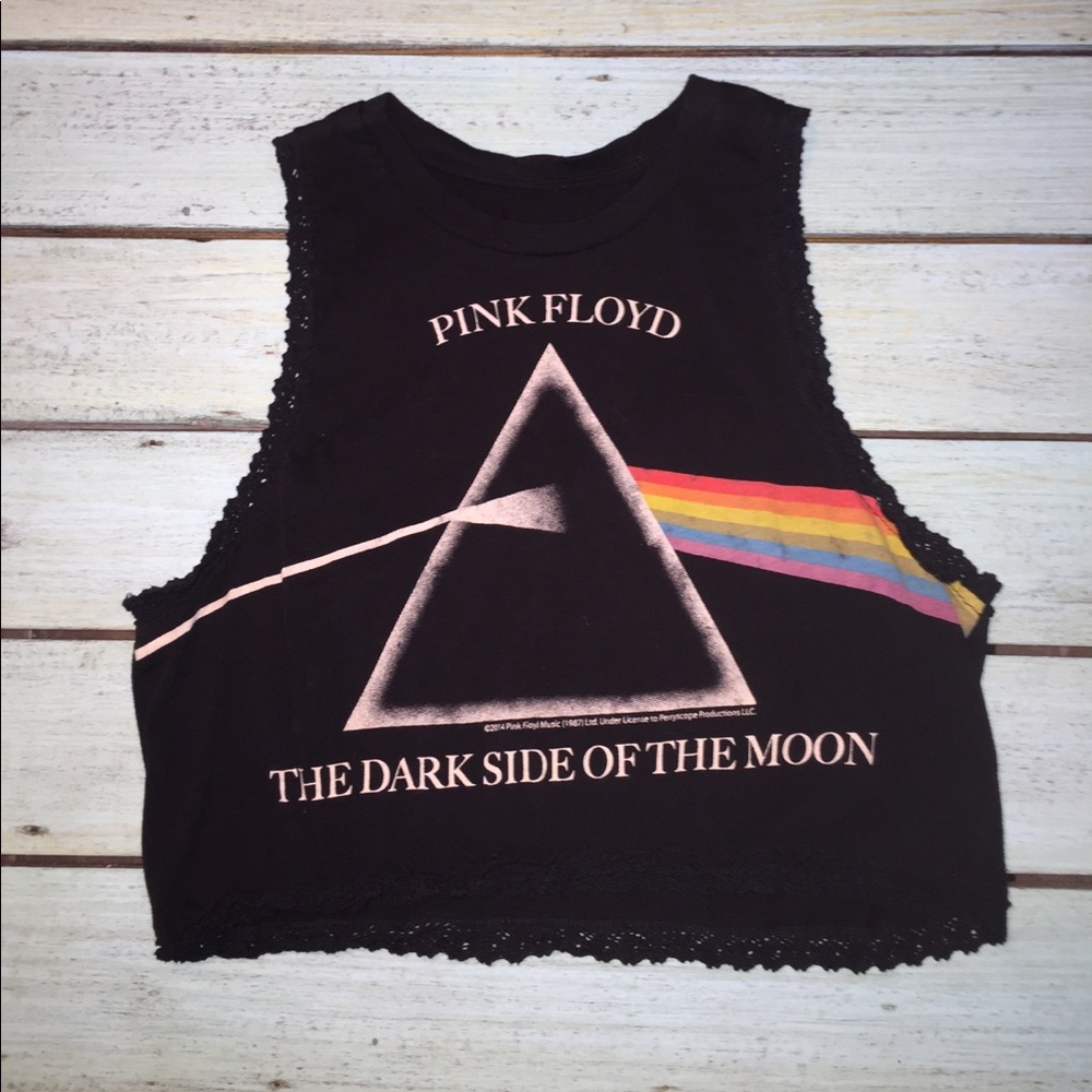 PINK FLYOD CROP TOP