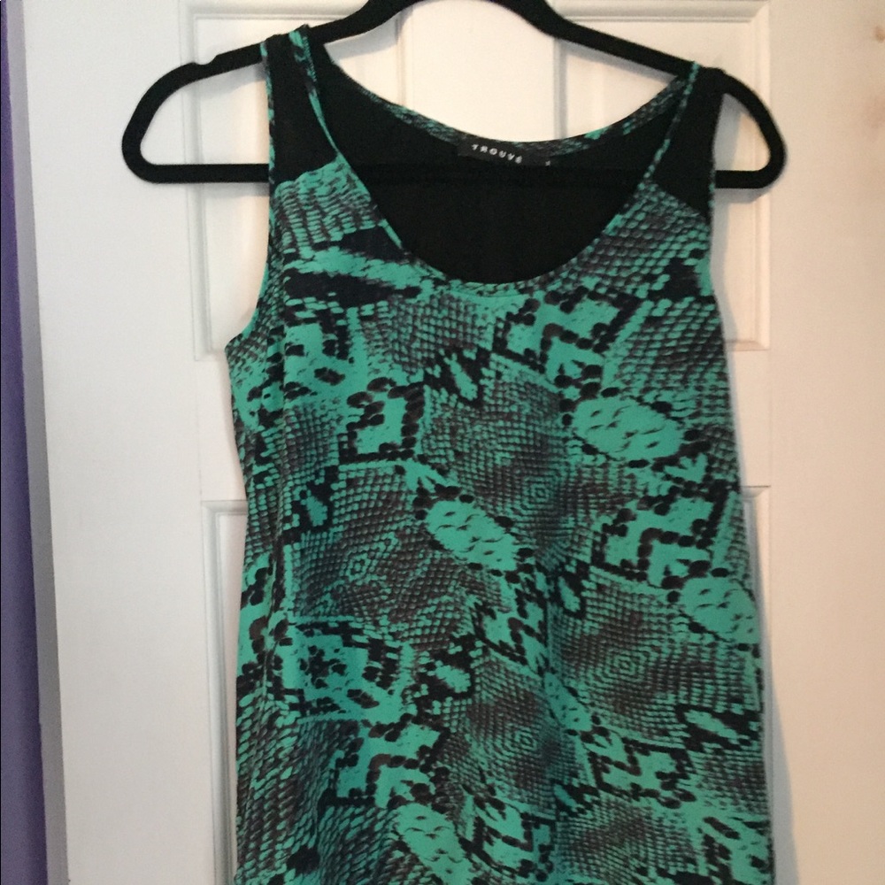 Trouve snake print top size small