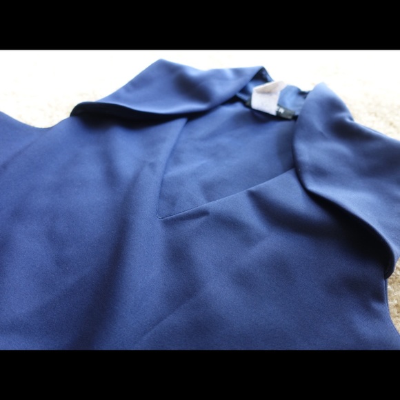 ModCloth Navy Blue Dress - Picture 4 of 7