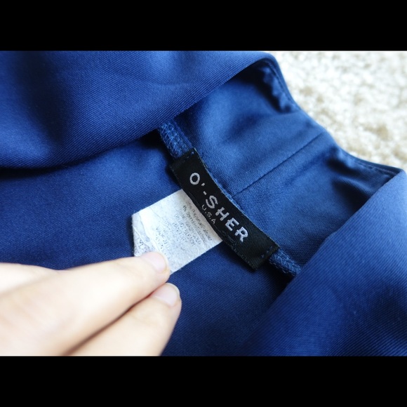 ModCloth Navy Blue Dress - Picture 3 of 7