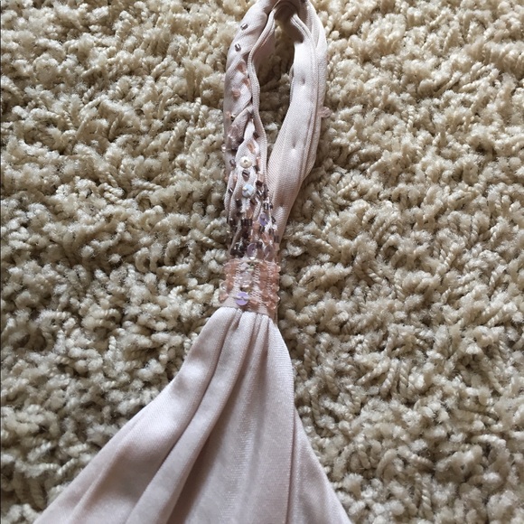 NWT- 🥂 BCBG champagne beaded dress - Picture 3 of 7