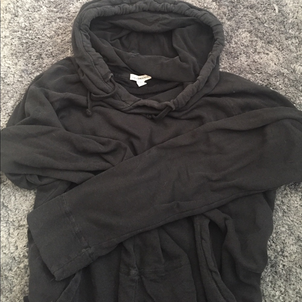 Black James Perse Hoodie