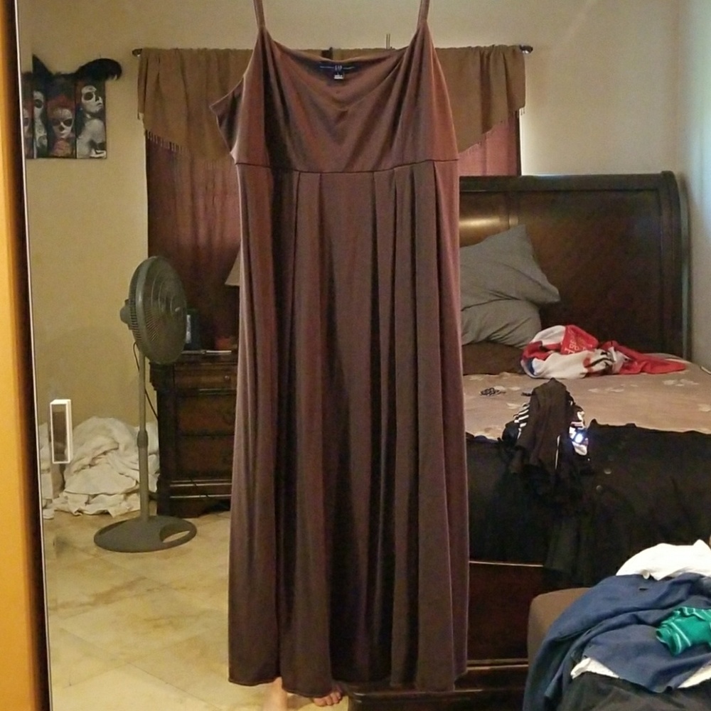 Brown gap dress