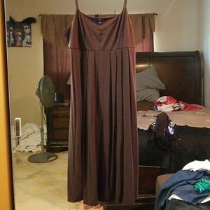 Brown gap dress