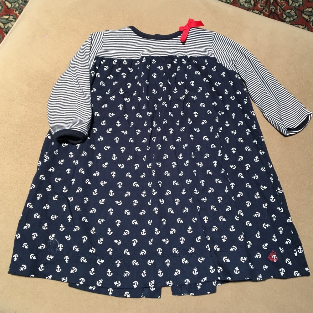 Petit Bateau toddler anchor dress