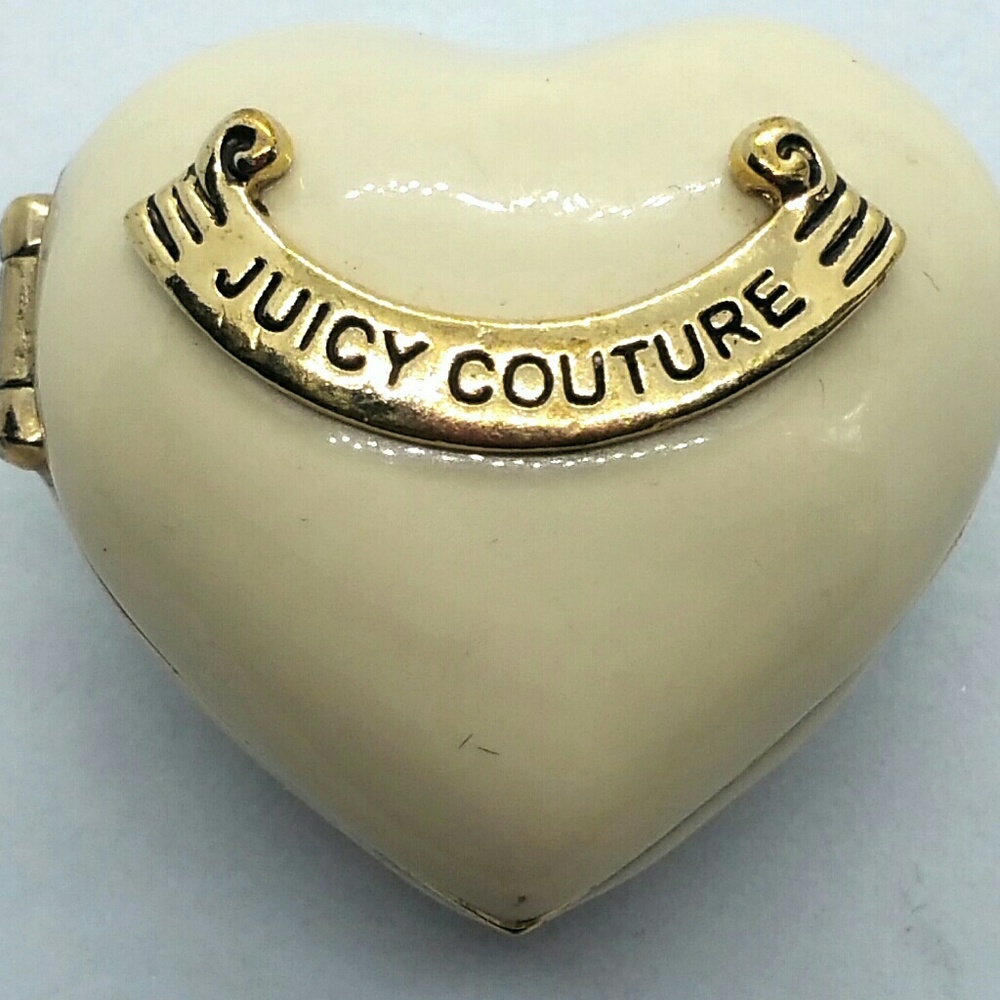 Juicy Couture earrings storage locket