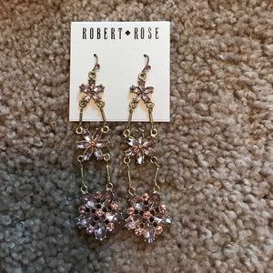 Robert rose earrings
