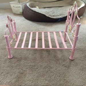 Pink doll bed frame
