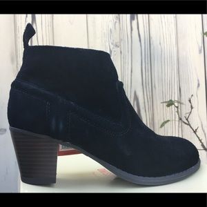 Mossimo Supply Co. Kaelyn Black Suede Ankle Boots