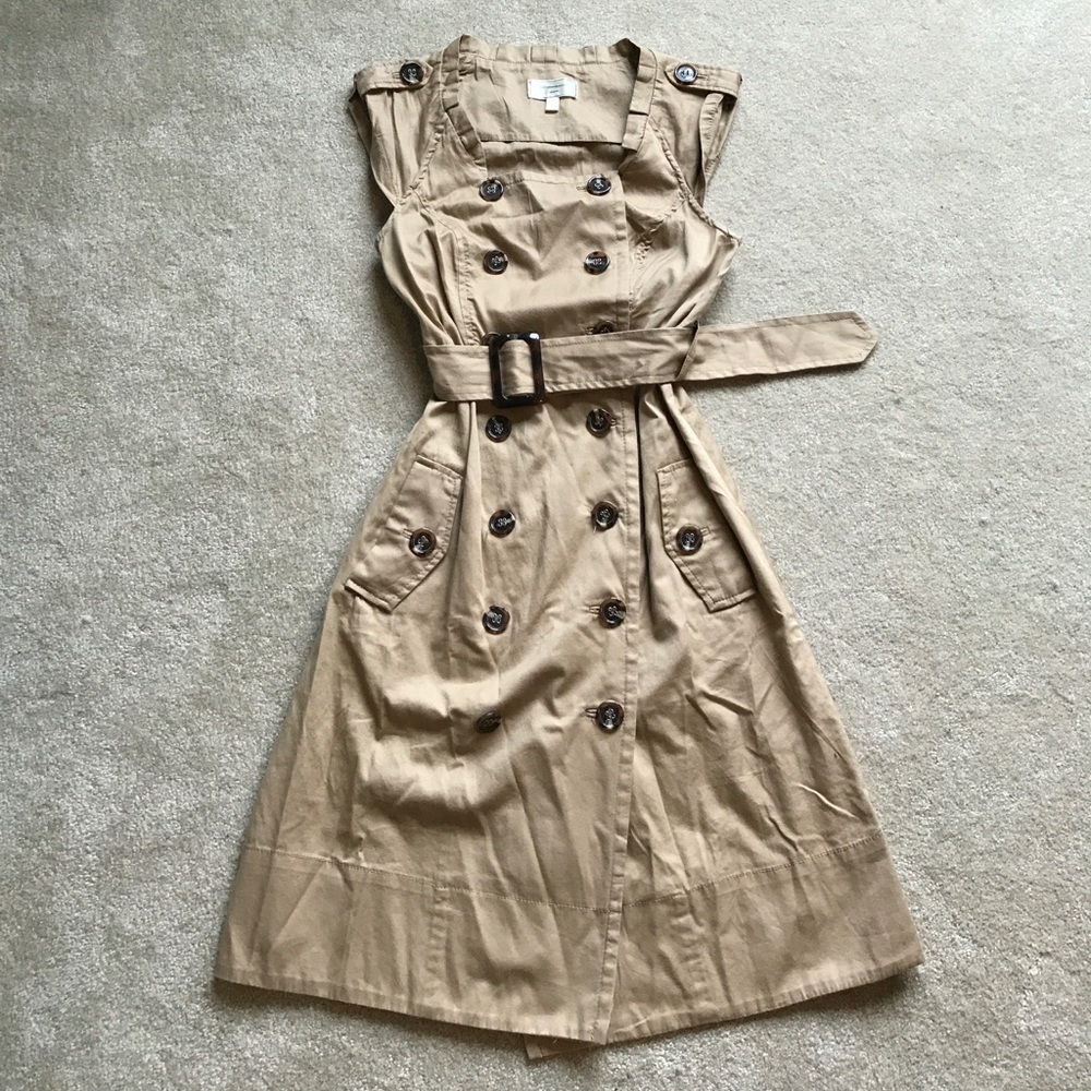 Designer Trench Coat Dress