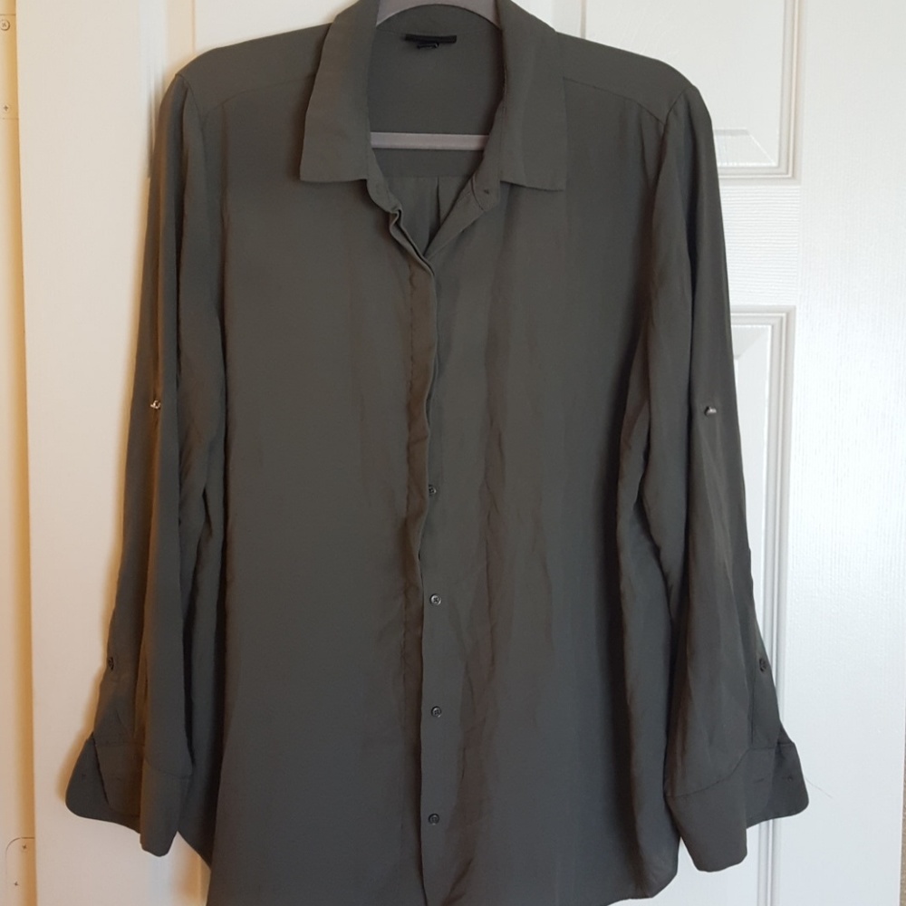 Mossimo olive green blouse