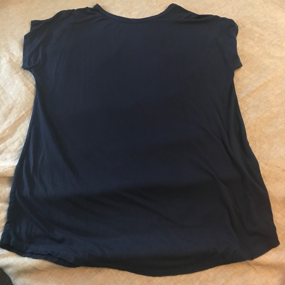 NWOT Lolly Wolly Doodle Navy Swing Nora Tee