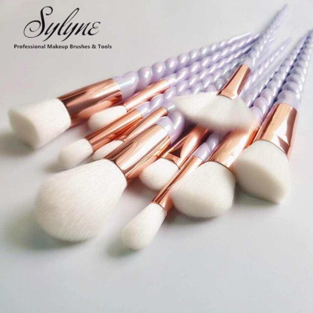 ☘️☘️New 10pcs Unicorn Makeup Brushes Set