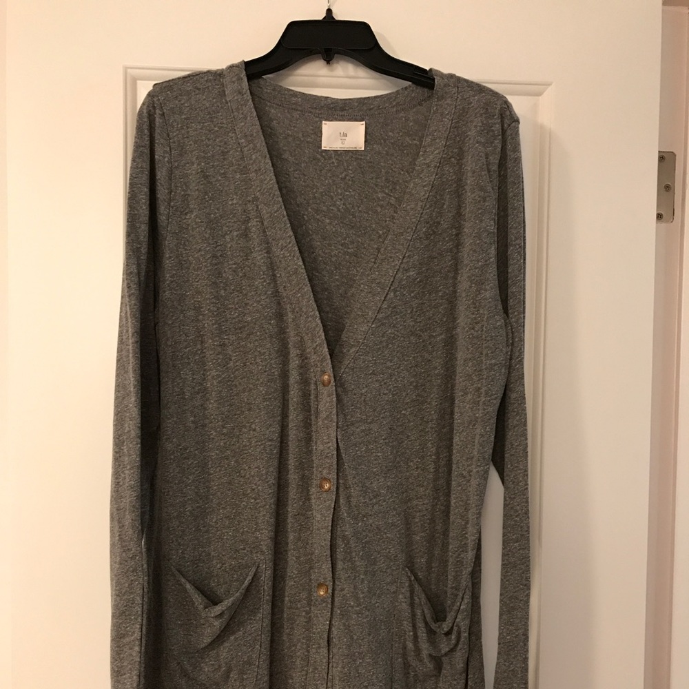 Anthropologie button down cardigan