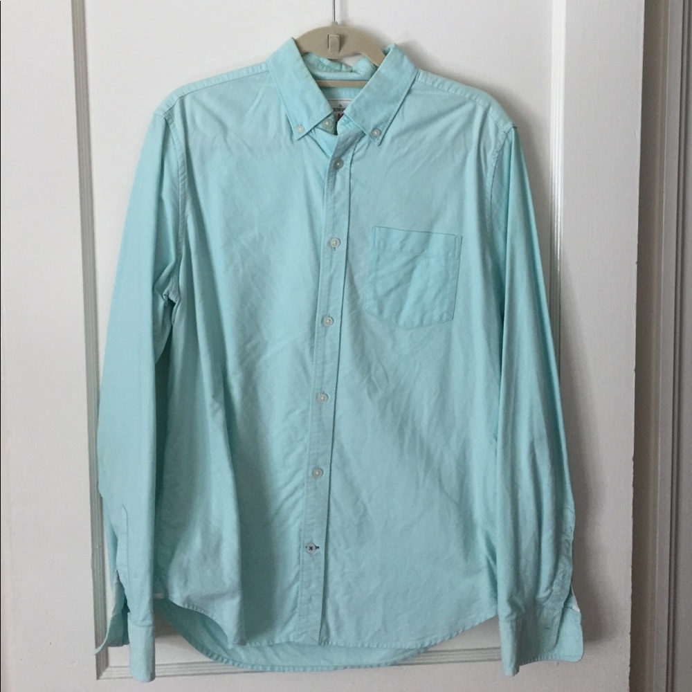 GAP Modern Oxford mint button down