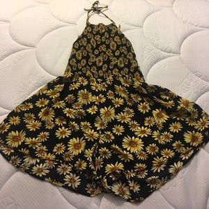F21 sunflower romper