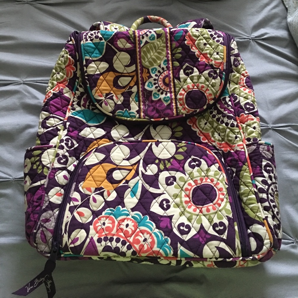 Vera Bradley Plum Crazy backpack