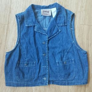 Denim vest