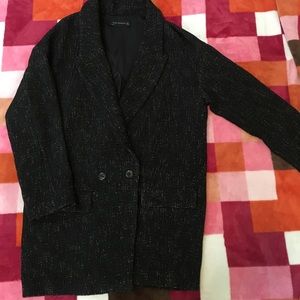 Marred black soft jacket