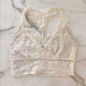 Lacy white Bralette