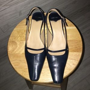 Nine West sling back pumps size 8