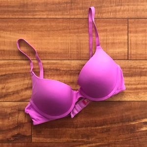 SALE! Pink Victoria's Secret Purple Push Up Bra