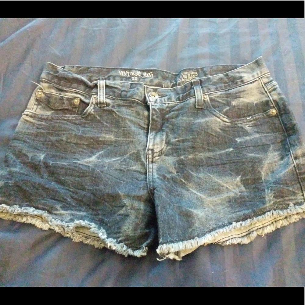 Vans - Women's Vintage Mini Denim Shorts - size 11