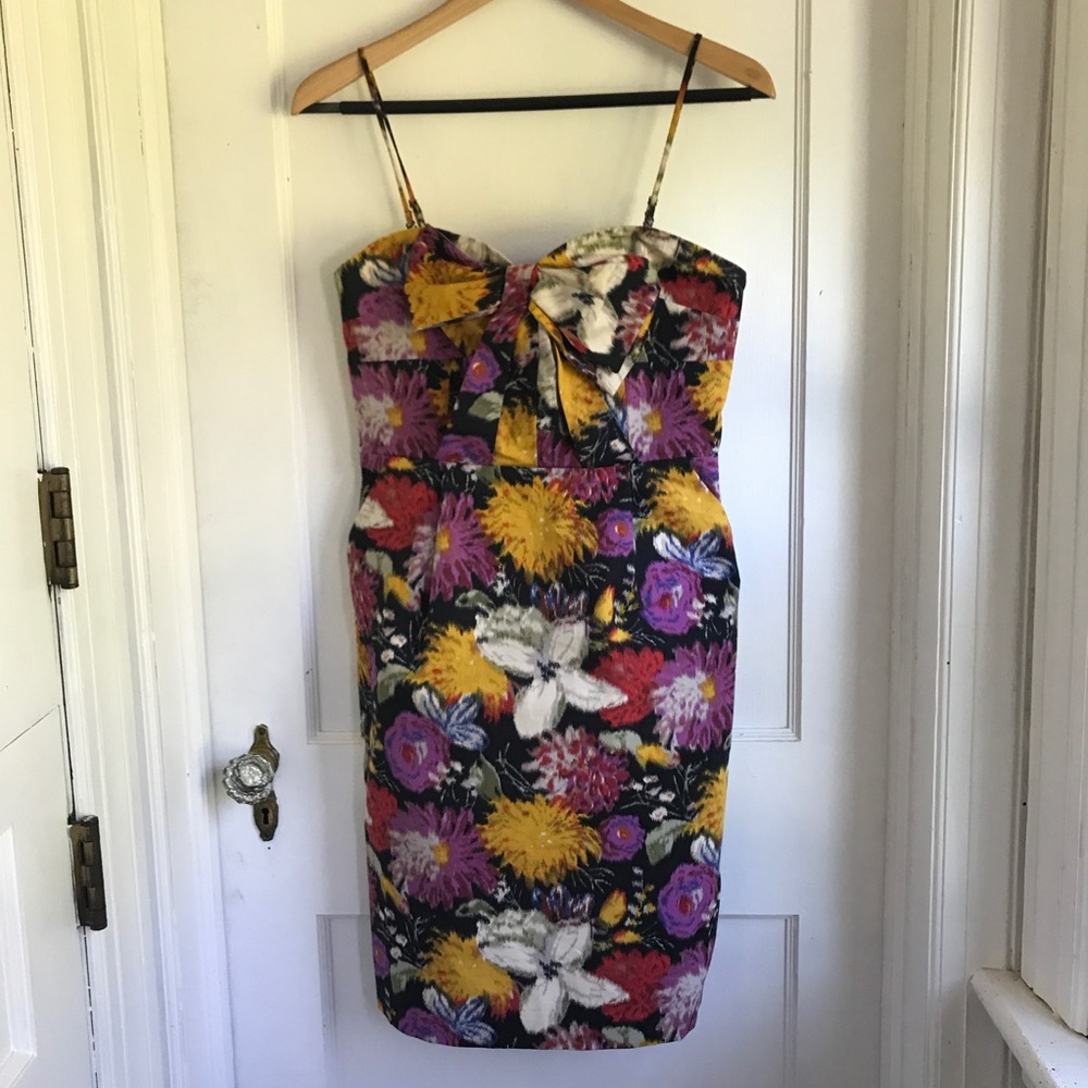 ANTHRO Moulinette Sours Strapless Dress Size 4