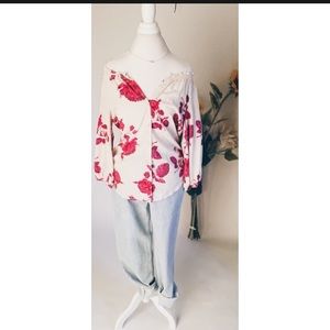 Off shoulder casual top blouse women's Xs Old Navy