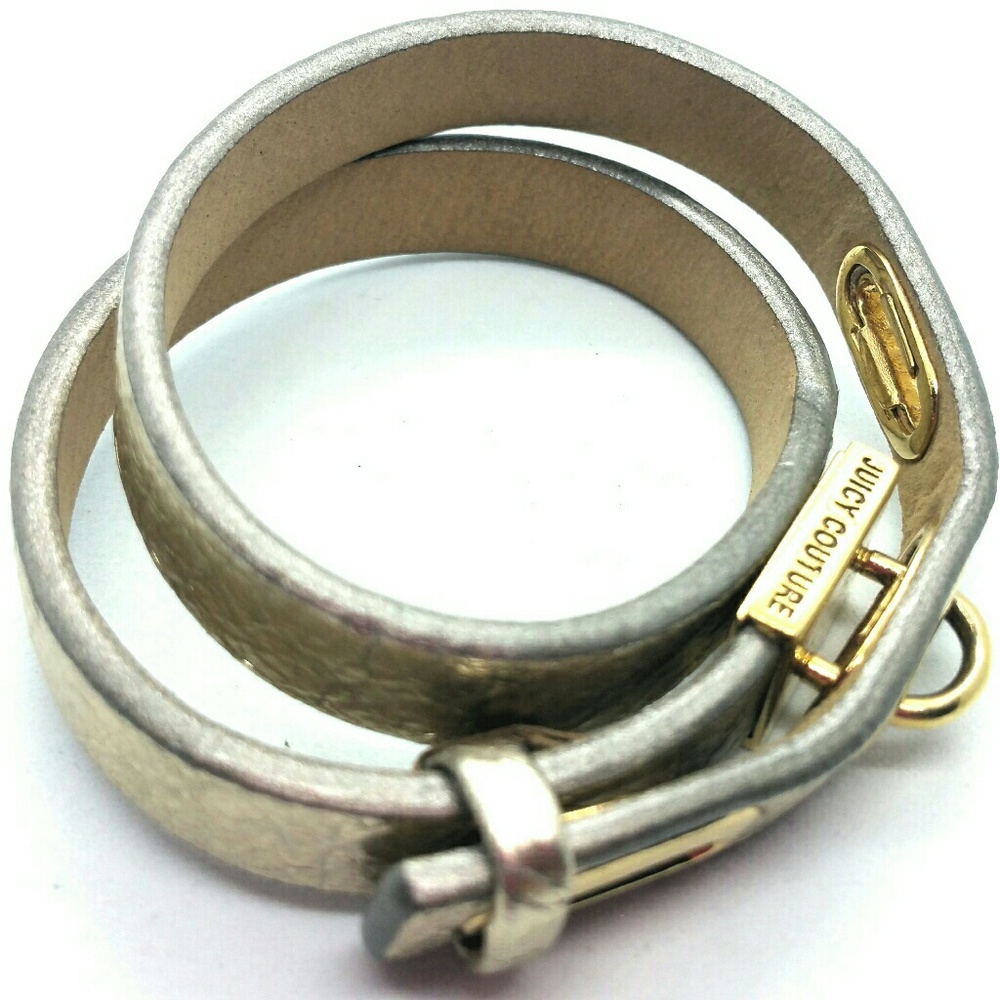 Juicy Couture leather wrap bracelet