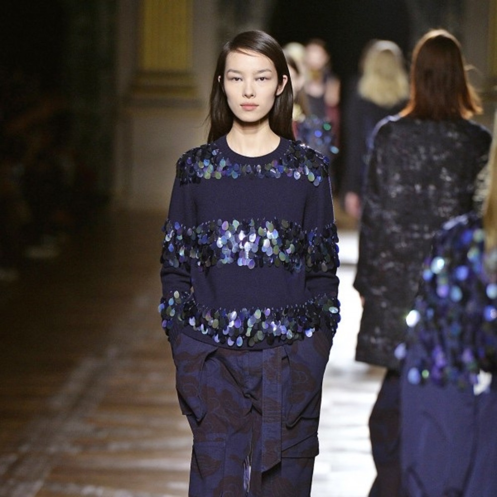 *SOLD* Dries Van Noten embellished wool sweater