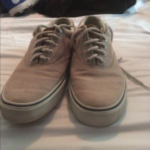 Tan sperry dress shoes