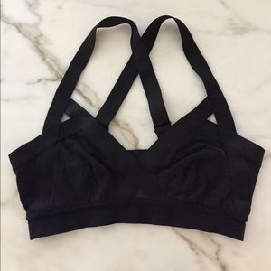 Community black sports bra