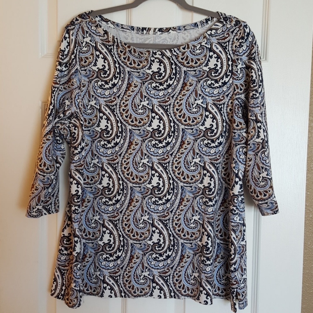 Land's End boat neck shirt