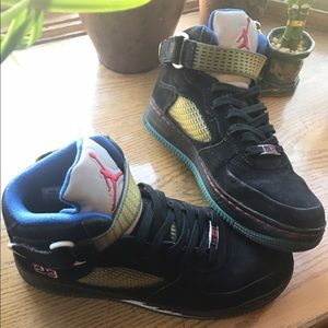 Air Jordan V Fusion basketball sneakers 8.5