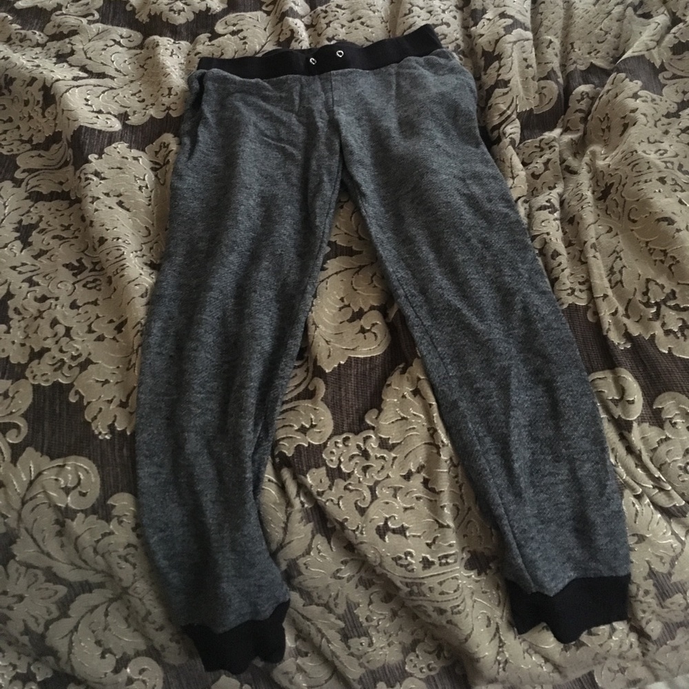 Black and grey women's joggers
