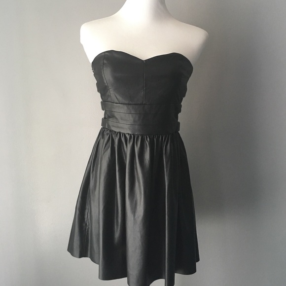 Zara Dresses & Skirts - Zara vegan leather dress. NEW! Size medium