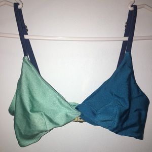 MINKPINK Seafoam Sea Splice Bikini Top