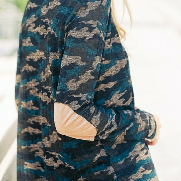 CAMOUFLAGE LONG SLEEVE CARDIGAN - Picture 5 of 5