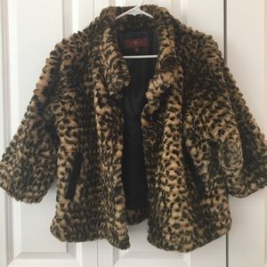 Leopard Print Coat