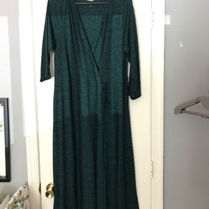 Forest Green Wrap Dress