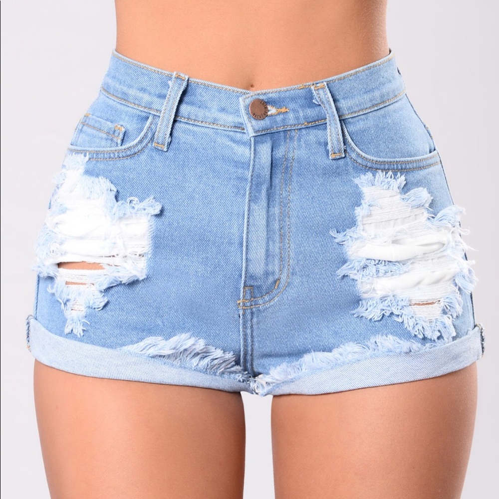 Fashion Nova Longest Summer Denim Shorts